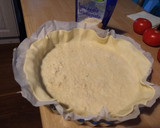 Foto del paso 1 de la receta: Tarta rústica de tomates secos, pollo asado, huevo duro y mozzarella de búfala