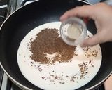 A picture of step 6 of Fettuccine Alfredo Pasta.