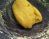 A picture of step 8 of Mango coconut laddo.