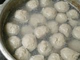 Bakso Ikan tongkol blender😀😀