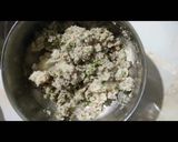 A picture of step 2 of Singhare Ke aate ka paratha.