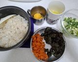 A picture of step 1 of Budget-Friendly Dish - Century Egg Fried Rice.