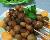 Foto langkah ke 4 dari resep Sate Telur Puyuh.