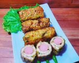 Foto langkah ke 4 dari resep Tempe Mendoan Sosis Gulung.