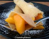 Foto del paso 6 de la receta Crepes de avena con melocotón