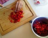 Foto del paso 11 de la receta: Tarta de fresas y panna cotta de albahaca