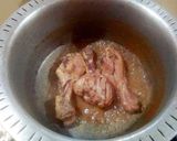 A picture of step 3 of Namkeen chicken legs.