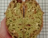 Foto langkah ke 26 dari resep Pandan Chili Flakes Cheese Sourdough Bread (Open Bake Method).