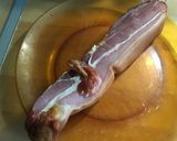 Une image de l'étape 5 de Salade tiède de pommes de terre et asperges au lard, tomates et oignon doux.