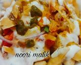 A picture of step 17 of Dahi bare        karachi street famous.