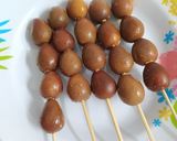 Foto langkah ke 3 dari resep Sate Telur Puyuh Kecap ala Angkringan.