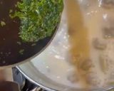 A picture of step 13 of Shish Barak - Lebanese meat dumplings in cooked yogurt.