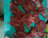 Foto langkah ke 1 dari resep Dendeng balado basah.