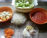 Foto langkah ke 1 dari resep Bening Oyong & Balado Telur Puyuh.