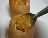 A picture of step 7 of Sabji stuffed baked cheesepav.