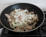 Foto del paso 4 de la receta: Fettuccine a nido con salsa de carne picada