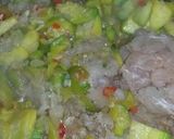 Foto del paso 4 de la receta: Tarta de zapallitos y pescado