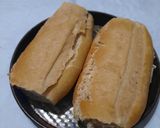 Foto del paso 6 de la receta: Pan relleno con queso crema, jamón, etc