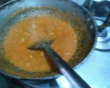 A picture of step 1 of Lasooni paneer.