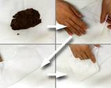 Pâte noire pour "Nerikiri Wagashi" étape de la recette 5 photo