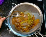 Hình bước làm 3 của món Cá hồi ngâm tương Hàn Quốc 연어장