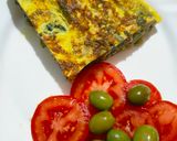 Foto del paso 5 de la receta Tortilla de acelgas, jamón y queso brie.🥚🧀