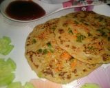 A picture of step 6 of Bread uttapam.