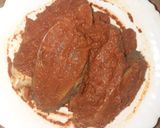 A picture of step 2 of Fried king fish.