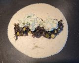 A picture of step 5 of Quesadillas de Huitlacoche with Ricotta.