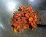 A picture of step 5 of Masala Bhindi.
