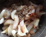 A picture of step 1 of Amti (Maharashtrian Spiced Lentil Curry).