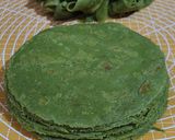 Foto langkah ke 7 dari resep 🍵 MATCHA CREPES CAKE 🍵.