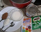 Foto langkah ke 1 dari resep Choco Silky Pudding.