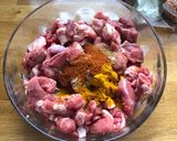 A picture of step 3 of Slow cooked lamb tagine.