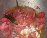 A picture of step 3 of Mughlai Chicken korma.