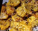 A picture of step 3 of Kohlrabi muthiya (khol khol).