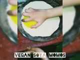 Vegan cheesy momo