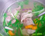 Hình bước làm 1 của món Hủ tiếu xương và lưỡi heo
