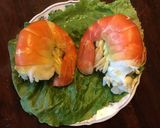 A picture of step 1 of California Farm Lobster Boursin Thermidor.