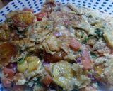 A picture of step 4 of Green Banana omelette.