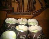 Foto langkah ke 7 dari resep Chiffon Pandan Cup Keto.