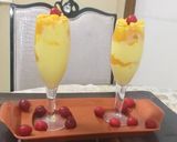 A picture of step 5 of Mango custard pudding.