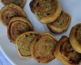 A picture of step 10 of Sweet potato pinwheel with tea.