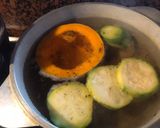 Foto del paso 1 de la receta: Zapallo coreanito relleno con verduras