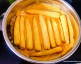 A picture of step 2 of Crispy Baby Corn Satay Recipe.