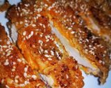 Sajtkrémes szezámos bundás csirkemell recept fázis 4 fotója