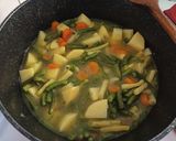 Zöldbab főzelék variáció recept fázis 3 fotója