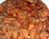 A picture of step 4 of Cabbage and carrots sauce.