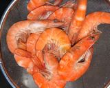A picture of step 3 of Drunken Shrimp.