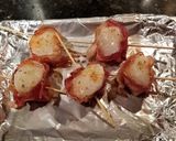 A picture of step 3 of Grilled Scallops, Wrapped in Bacon.